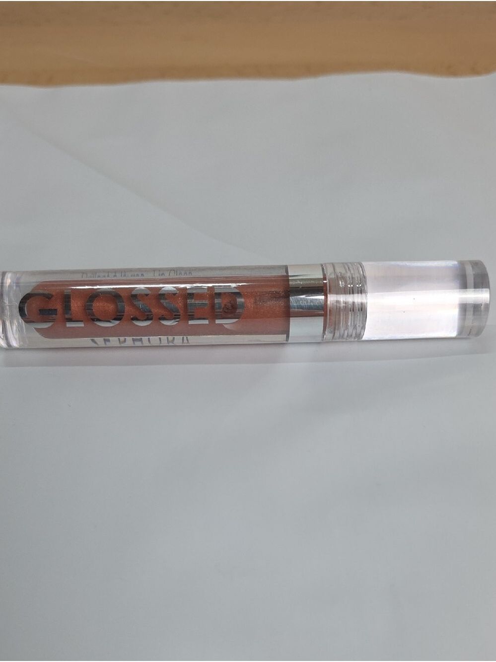 Sephora Glossed 120 Fly Shimmery Copper Lip Gloss - 3ml New